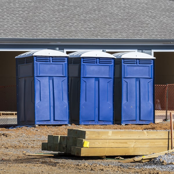 is there a specific order in which to place multiple porta potties in Parkersburg IL